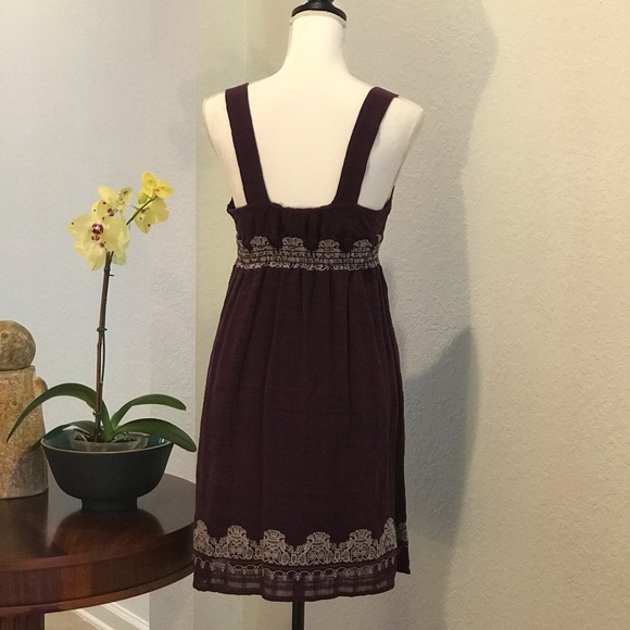 Max Studio Boho Embroidered Cotton Sundress - Picture 4 of 6